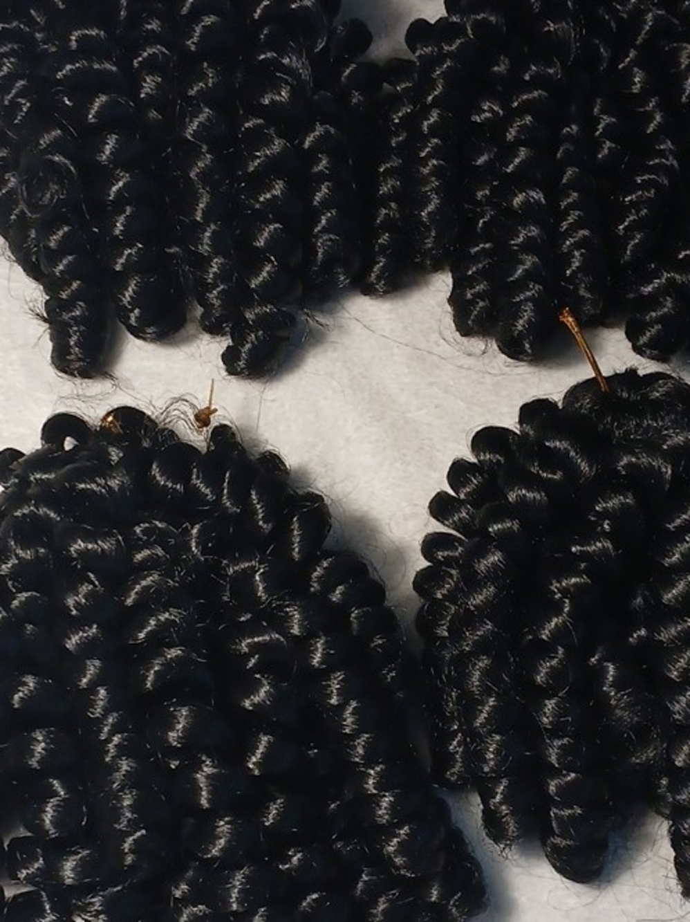 Black Synthetic Spring Twist Hair Extensions - Women Hair